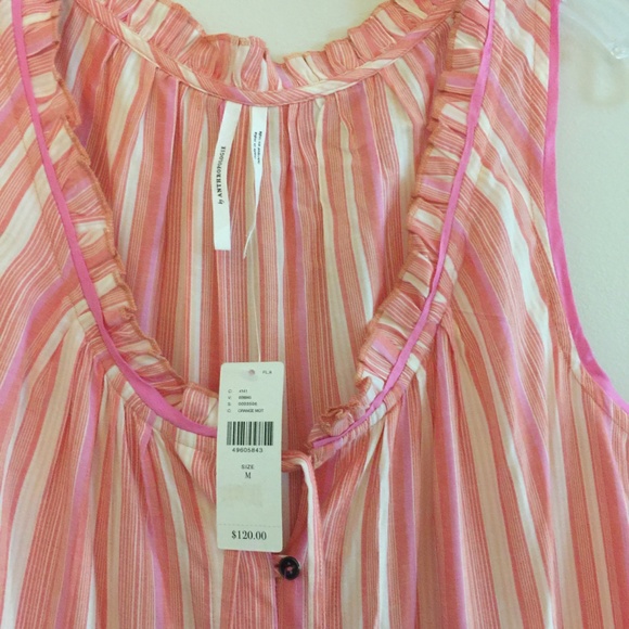 NEW Anthropologie Visayas Striped Jumpsuit - Picture 6 of 6